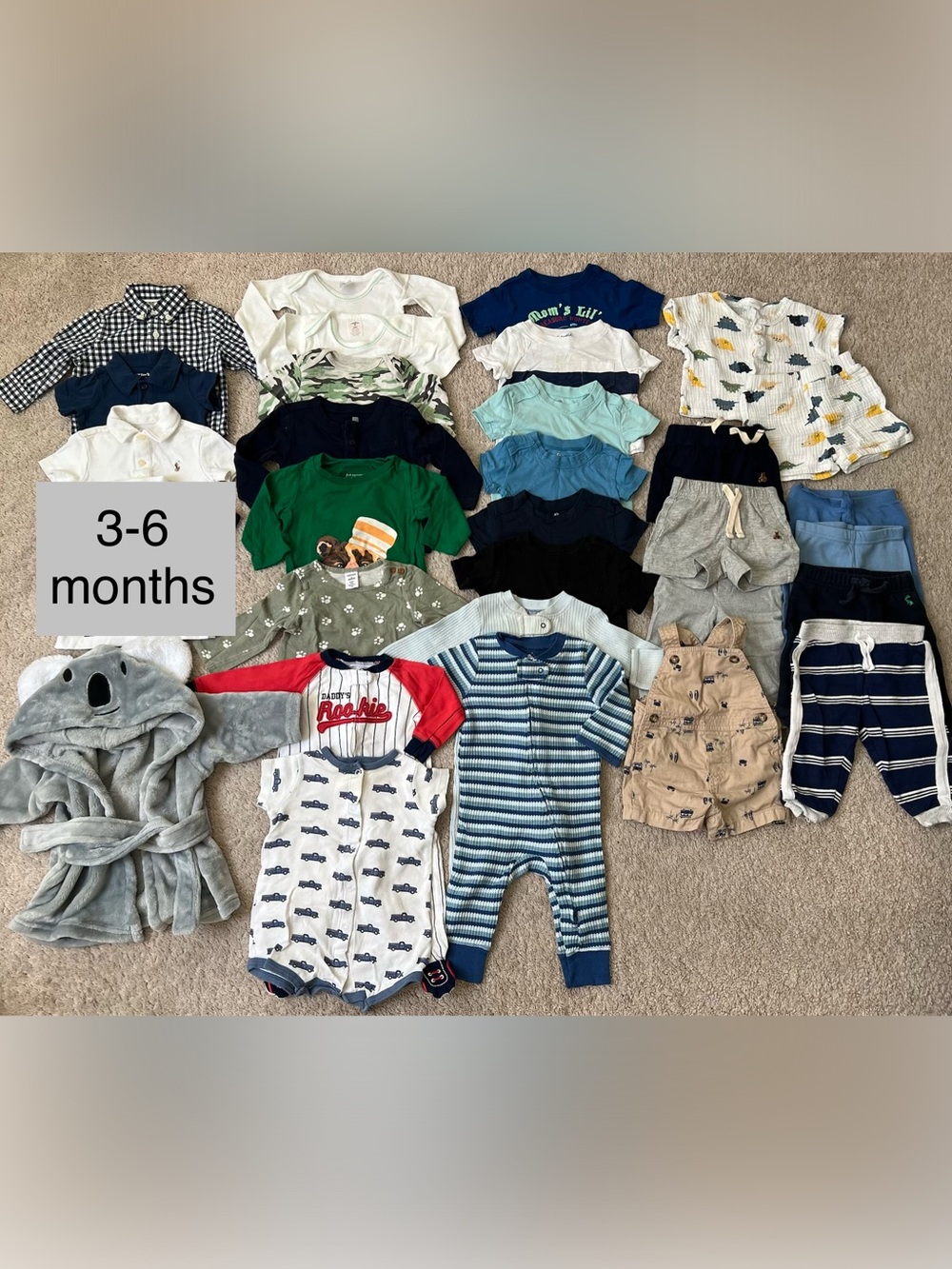 Assorted Baby Clothes - size 3-6 months